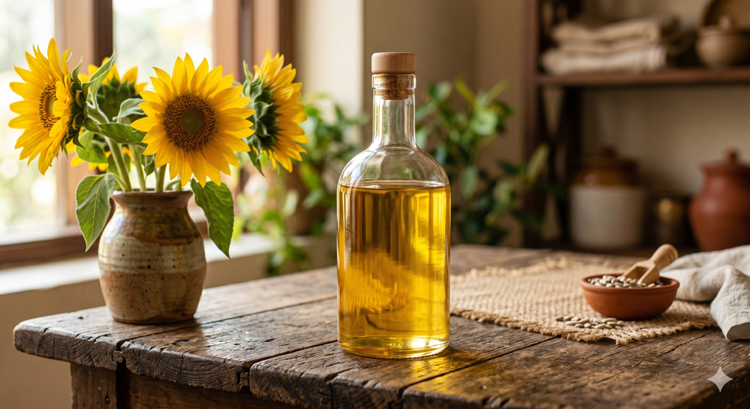 wood pressed sunflower oil