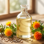 cold pressed safflower oil benefits kusum tel srikruti naturals