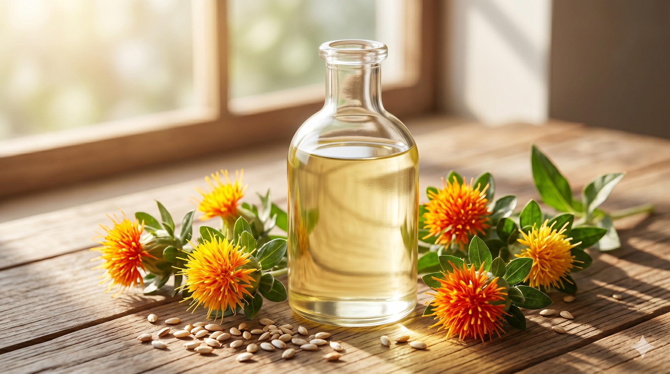 cold pressed safflower oil benefits kusum tel srikruti naturals