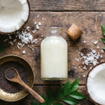 cold pressed coconut oil for cooking in Indian kitchen