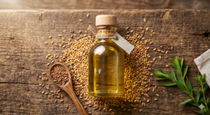 cold pressed flax seed oil 