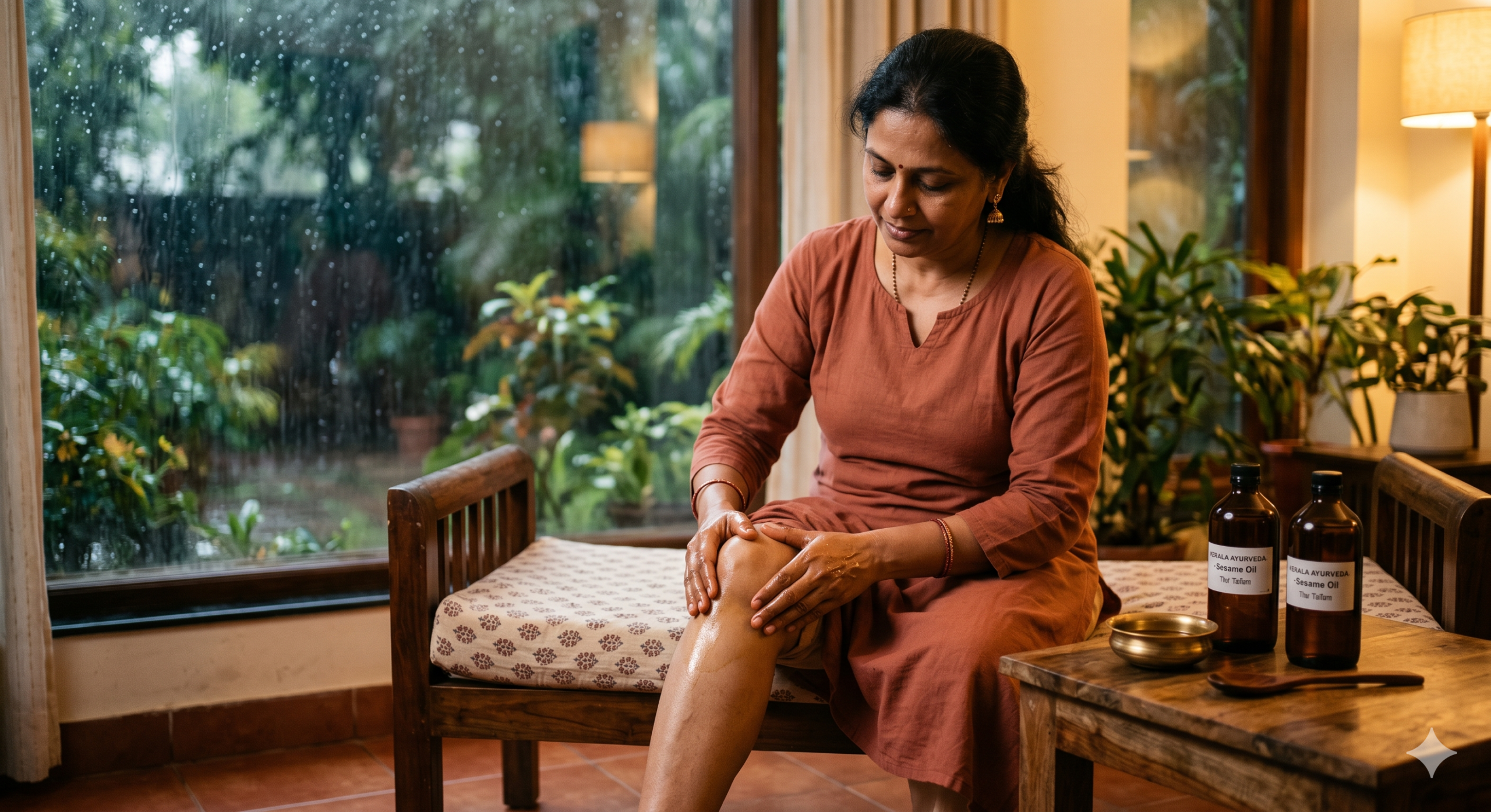 Cold pressed oils for joint pain relief during monsoon in India