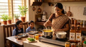 Cold pressed oil for kids healthy Indian cooking for children
