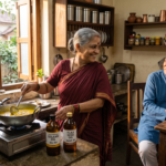 Cold pressed oil for elderly — flax seed sesame and castor oil for senior joint and heart health India